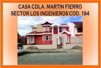 CASA CDLA MARTIN FIERRO 194 MINI