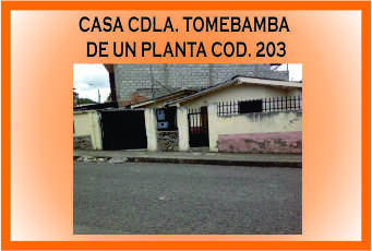 CASA CDLA TOMEBAMBA 203 MINI