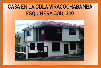 CASA CDLA VIRACOCHABAMBA 220 MINI