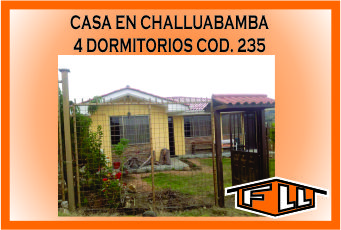 CASA CHALLUABAMBA 4D 235 MINI