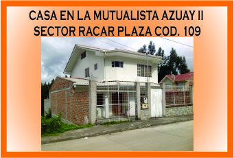 CASA MUTUALISTA AZUAY II 109 MINI
