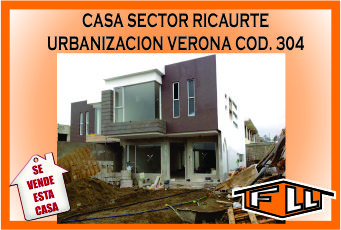 CASA RICAURTE URBANIZACION VERONA 304