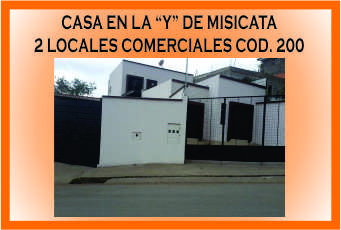 CASA Y MISICATA 2 LOCALES 200 MINI