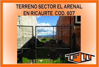 TERRENO ARENAL RICAURTE 607 MINI