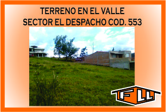 TERRENO EL VALLE EL DESPACHO 553 MINI