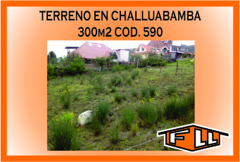 TERRENO EN CHALLUABAMBA 590 MINI
