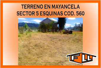 TERRENO MAYANCELA SECTOR 5 ESQUINAS 560 MINI